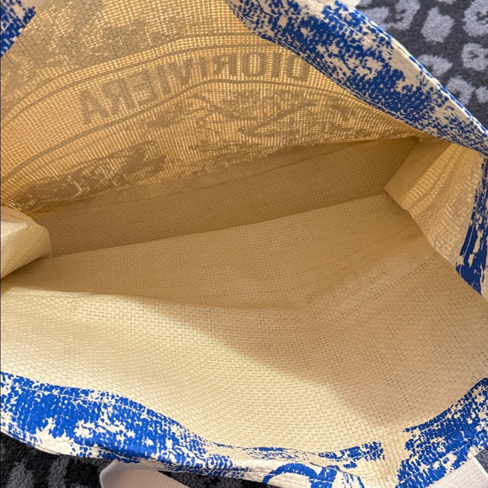 Christian Dior Beauty Dioriviera Straw Tote Bag - Picture 4 of 6